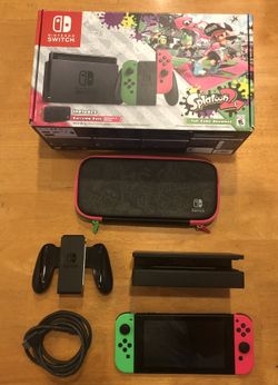 Nintendo Switch Splatoon 2 Edition Console w Games!