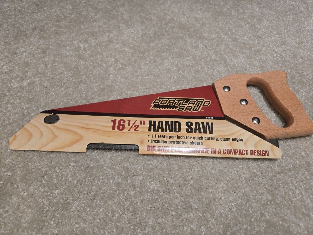 16.5 Inch Hand Saw By Portland Saw