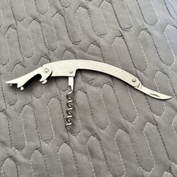 Corkscrew Wine & Bottle Cap Opener with Foil Cutter