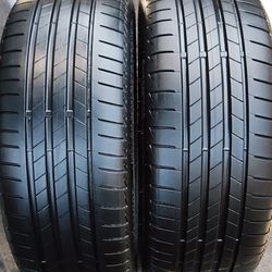 Pair 19 Bridgestone Turanza 225/40r19 Run Flat 90% Tread Life
