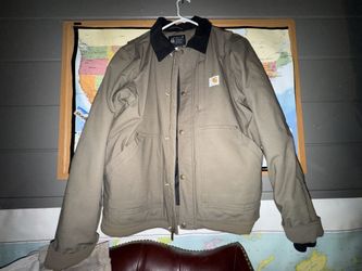 Carhartt Full Swing® Relaxed Fit Washed Duck Insulated Traditional Coat