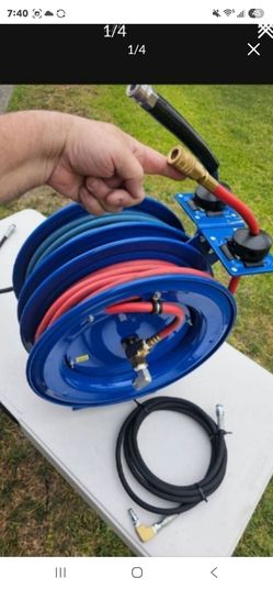 Coxreel Retractable Pressure Washer hose and Air