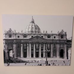 Canvas b&w print