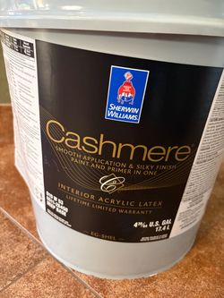 100% Full - Sherwin Williams Battle Harbor Cashmere paint!