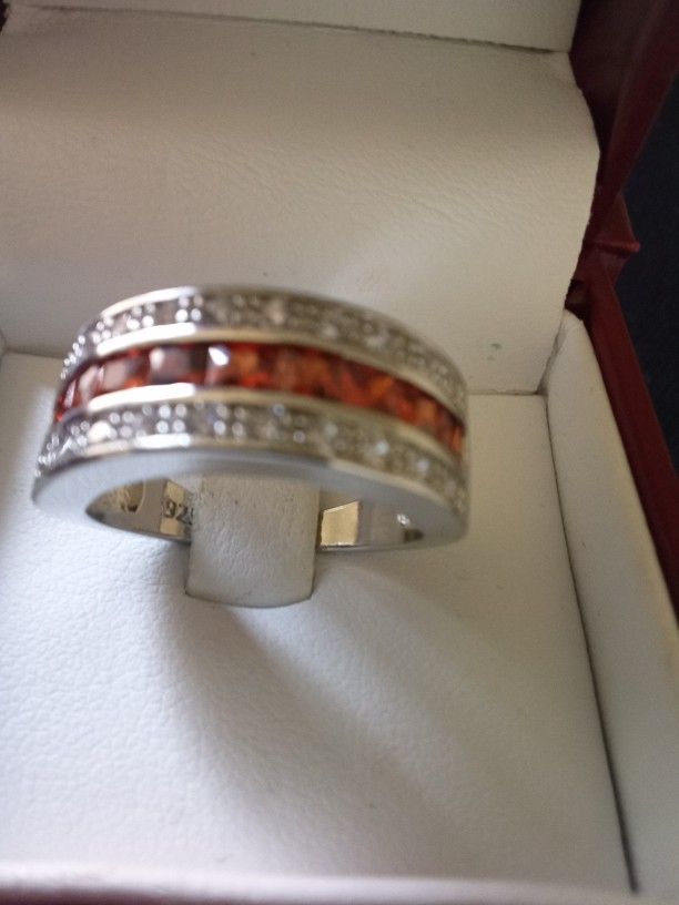 Silver Diamond Ring Jewelry