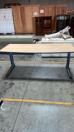 Office Desk with Metal Frame