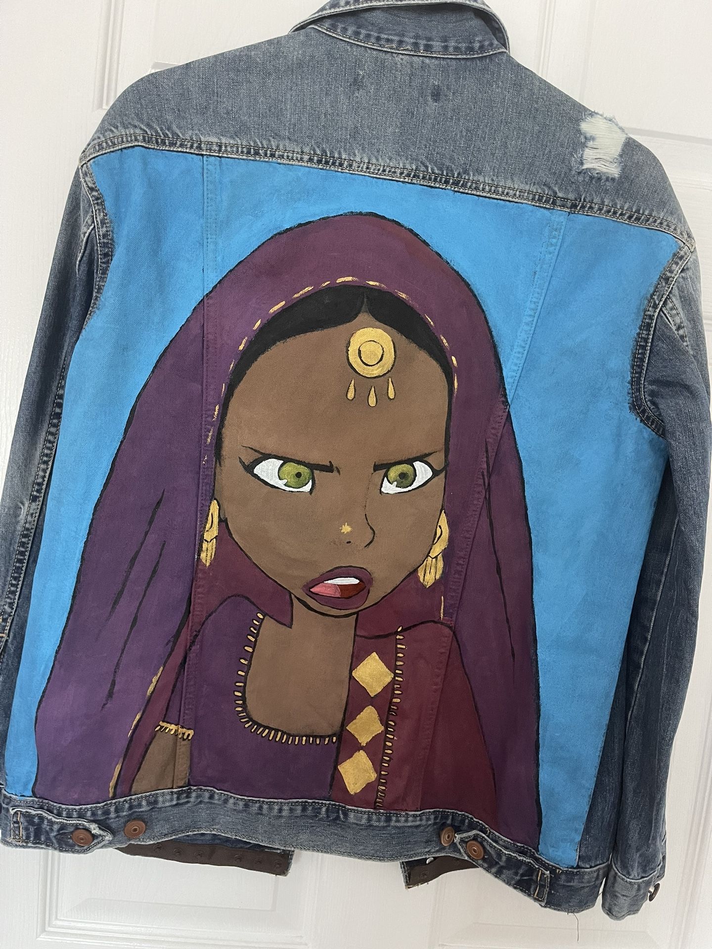 Hand Drawn Denim Jacket 