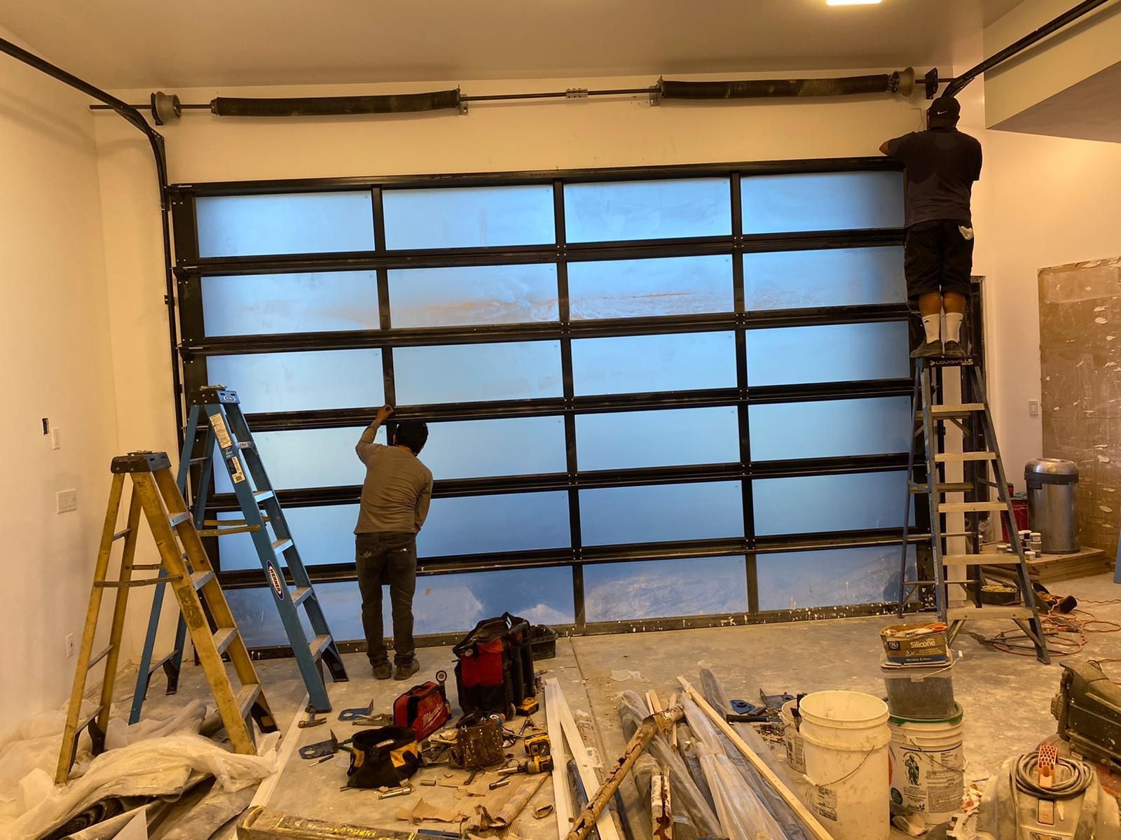 Overhead Garage Door Spring Opener Off Track Replace Adjustment And Parts 