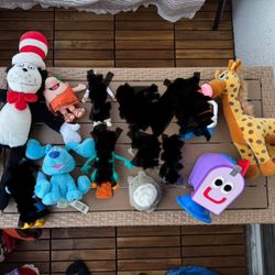 $2 EACH. TOYS FIGURES PLUSHIES