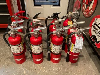 Fire Extinguishers Home Use, Full A,B,C. 5 lbs. Price Each