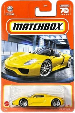Matchbox Porsche 918 Spyder Die-Cast Car