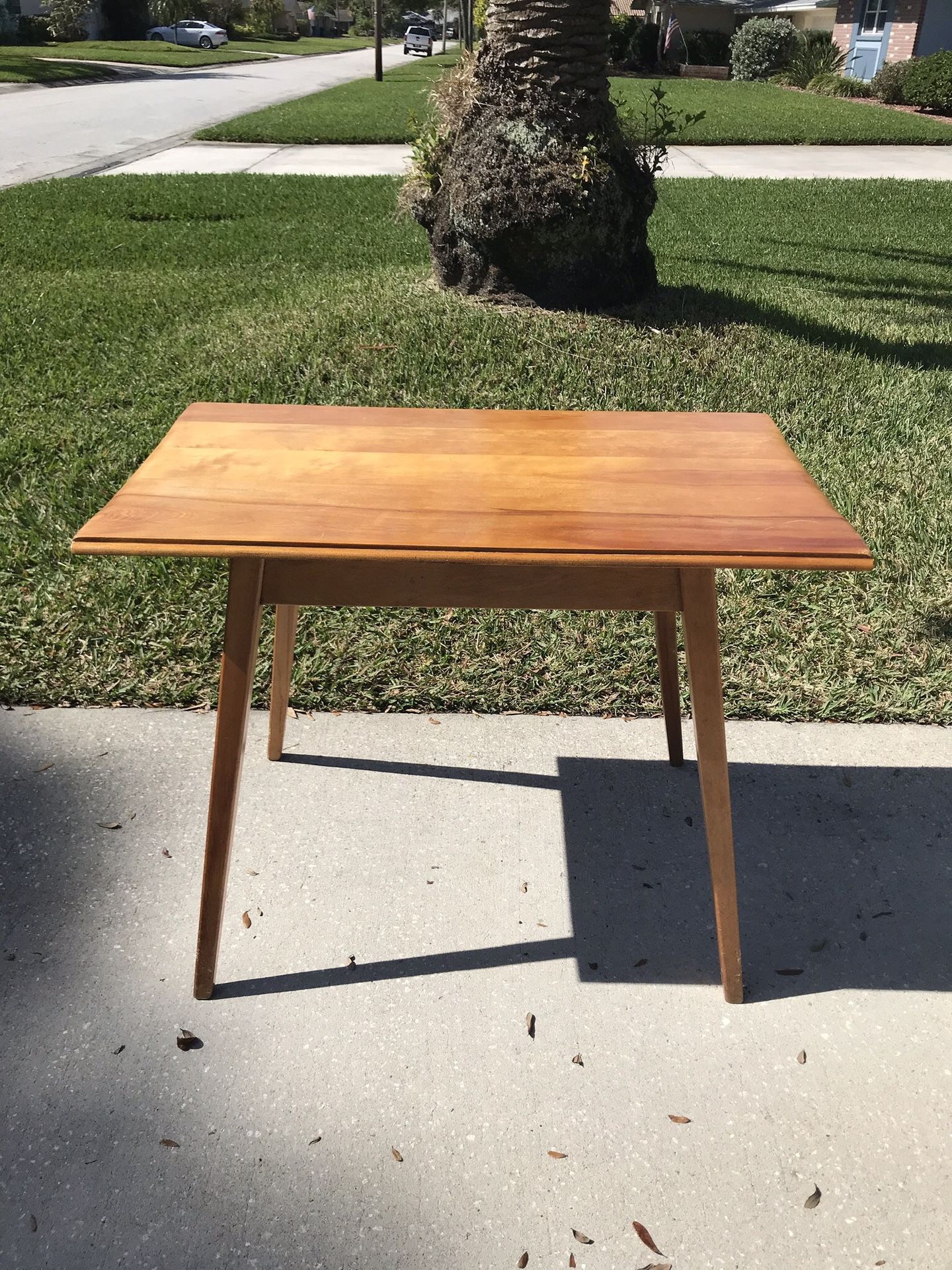 Genuine Cushman Colonial Creation Wood dining table - make offer
