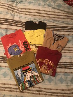 Boys long sleeves size 8-10