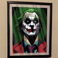 Evil Possessed Joker Custom Art Piece