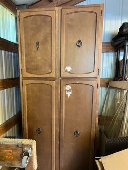Tall Deep wooden cabinet
