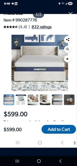 Twin XL (Xtra Long) Hybrid Ghost Bed- Perfect for teens and adults!