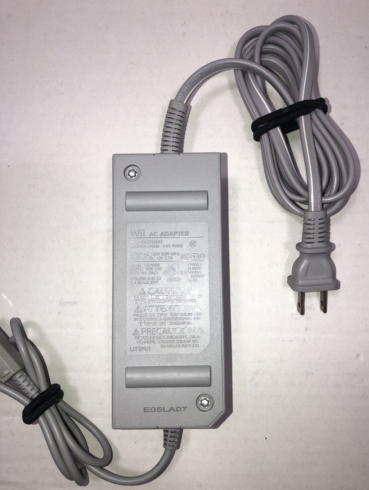 Genuine OEM Nintendo Wii Power Supply RVL-002
