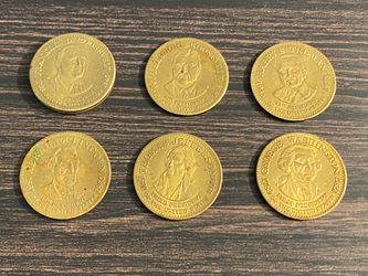 PRESIDENTIAL COINS/7 IN TOTAL