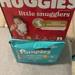 New Born Pampers Huggies 