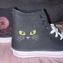 Converse Chuck Taylor High Top With Cat