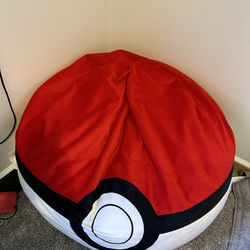 Large Oversized Pokémon Pokeball GameStop Bean Bag
