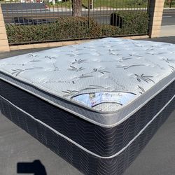 Queen Orthopedic Bamboo Pillow Top!•••