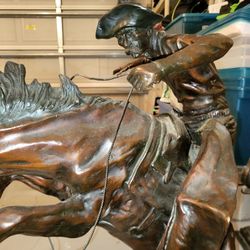2 Fredrick Remington Bronze Sculpture 