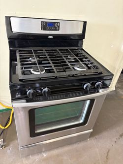 Whirlpool 30” Stainless Steel Gas Range – $450