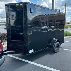 NEW 2025 6x12 SA 7ft Height Enclosed Trailer 