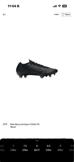 Nike Mercurial Vapor 13 Elite FG Black