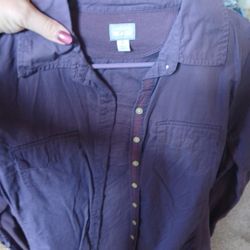 Women's Converse Button Up Shirt