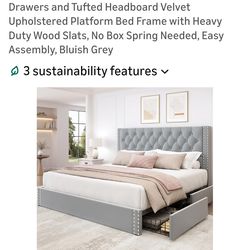 Bed frame king size