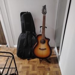 Breeelove Discovery S Concert ED 12 CE | 12 String Acoustic Guitar | FREE CASE AND STAND