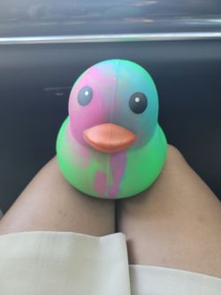 Giant Squeezy Squishy Duck Rainbow