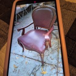 Mahogany  Chairs Leather 