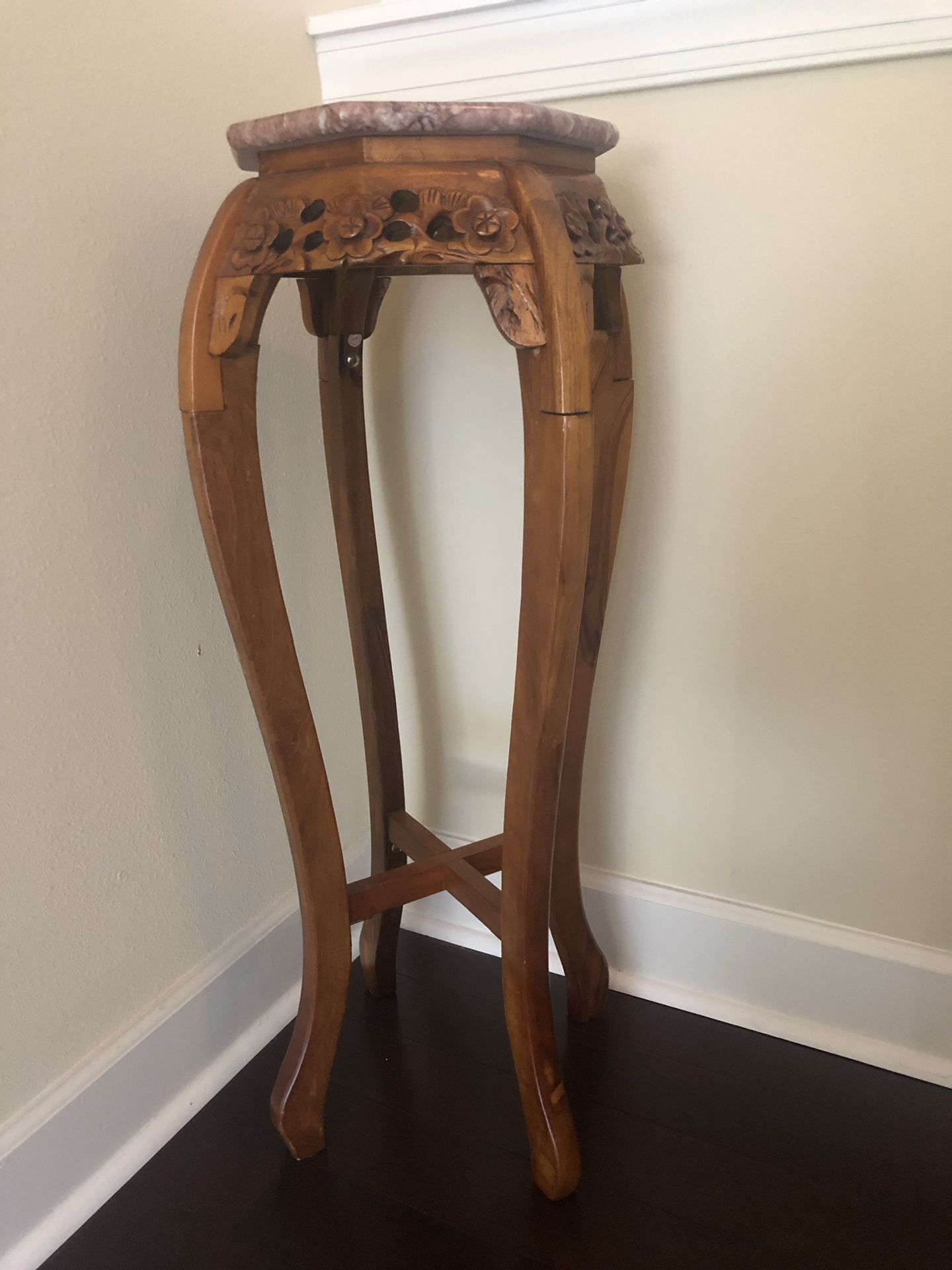 Antique Wood Stools/ Bar stool/ Accent Stool - Set of 2
