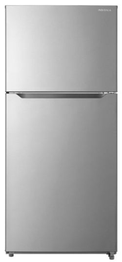  Insignia - 18 Cu. Ft. Top-Freezer Refrigerator with ENERGY STAR Certification - Stainless Steel