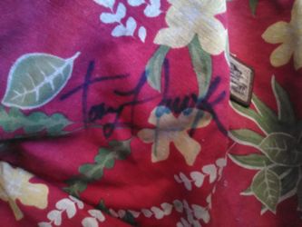 Autographed Vans backpack