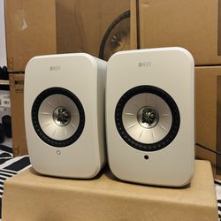 KEF LSX LT II - WIRELESS HI-FI MONITOR SPEAKERS ≈ Audiophile Sound, Bluetooth, AirPlay 2, USB-C, TV & Desktop Ready