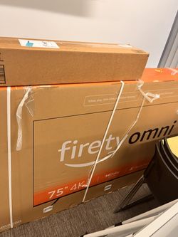 75inch Amazon Fire tv Omni Plus Soundbar