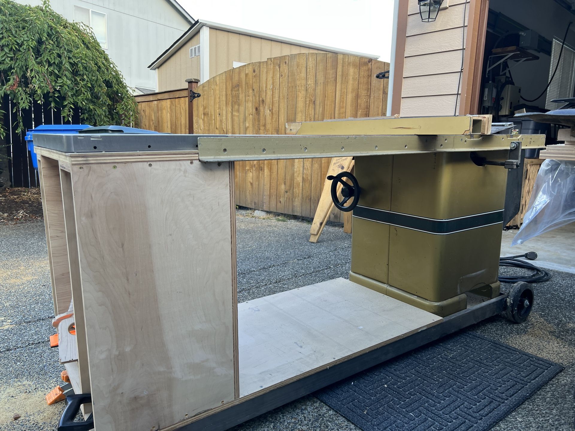 Powermatic Model 66 3 Phase 5 HP Table Saw Router Table And Phase