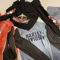 Harley Davidson Women Jackets Tops Jeans 