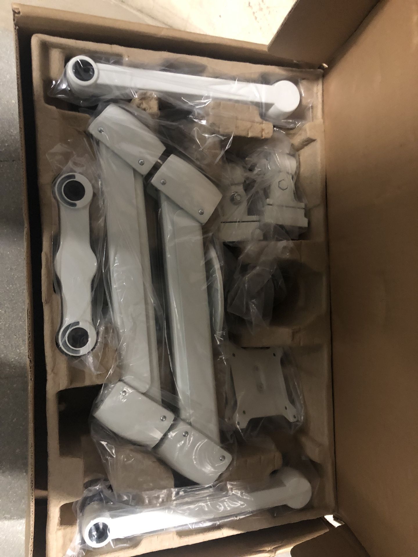 Dual Range Monitor Arms - Uplift - WHITE (NEW)