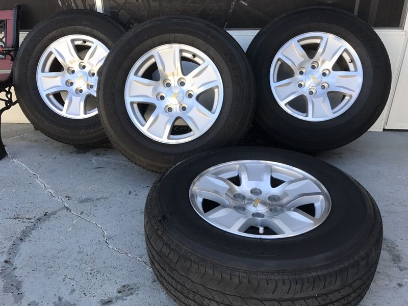 17 inch Chevy Silverado Factory Wheels & Tires