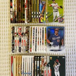Washington Nationals 50 Card Baseball Lot!