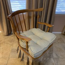 Wooden Swivel Rocking Chair