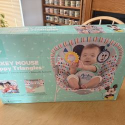 Mickey Mouse Comfy Disney Baby Bouncer (NEW)