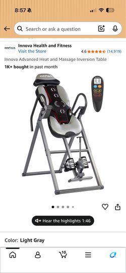 Inversion Table  gray