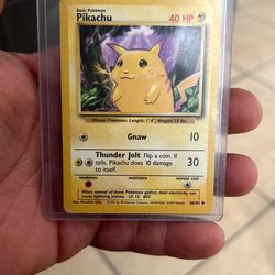 Basic Pokémon 1995,96,98 Pikachu