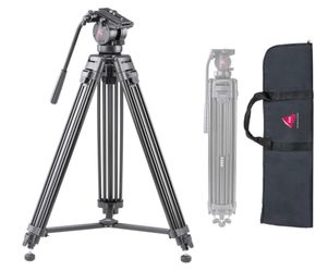 3Pod V3AH 3-Section Aluminum Video Camera Tripod